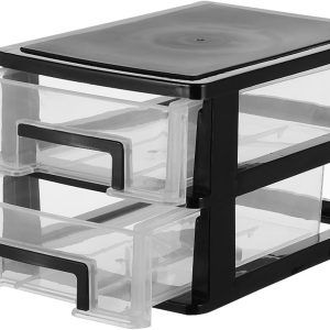 Multi-Layer Plastic Drawer Organizer, Portable Storage Cabinet Ample Space, Suitable for Office, Study Room, Living Room, Countertop