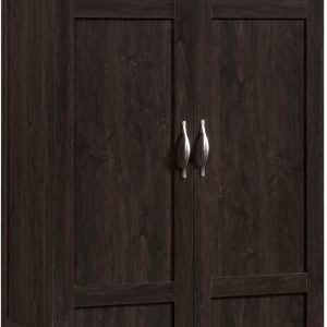 Storage Cabinet/ Pantry cabinets, 29.61 " x D: 16.02 " x H: 71.50", Cinnamon Cherry finish